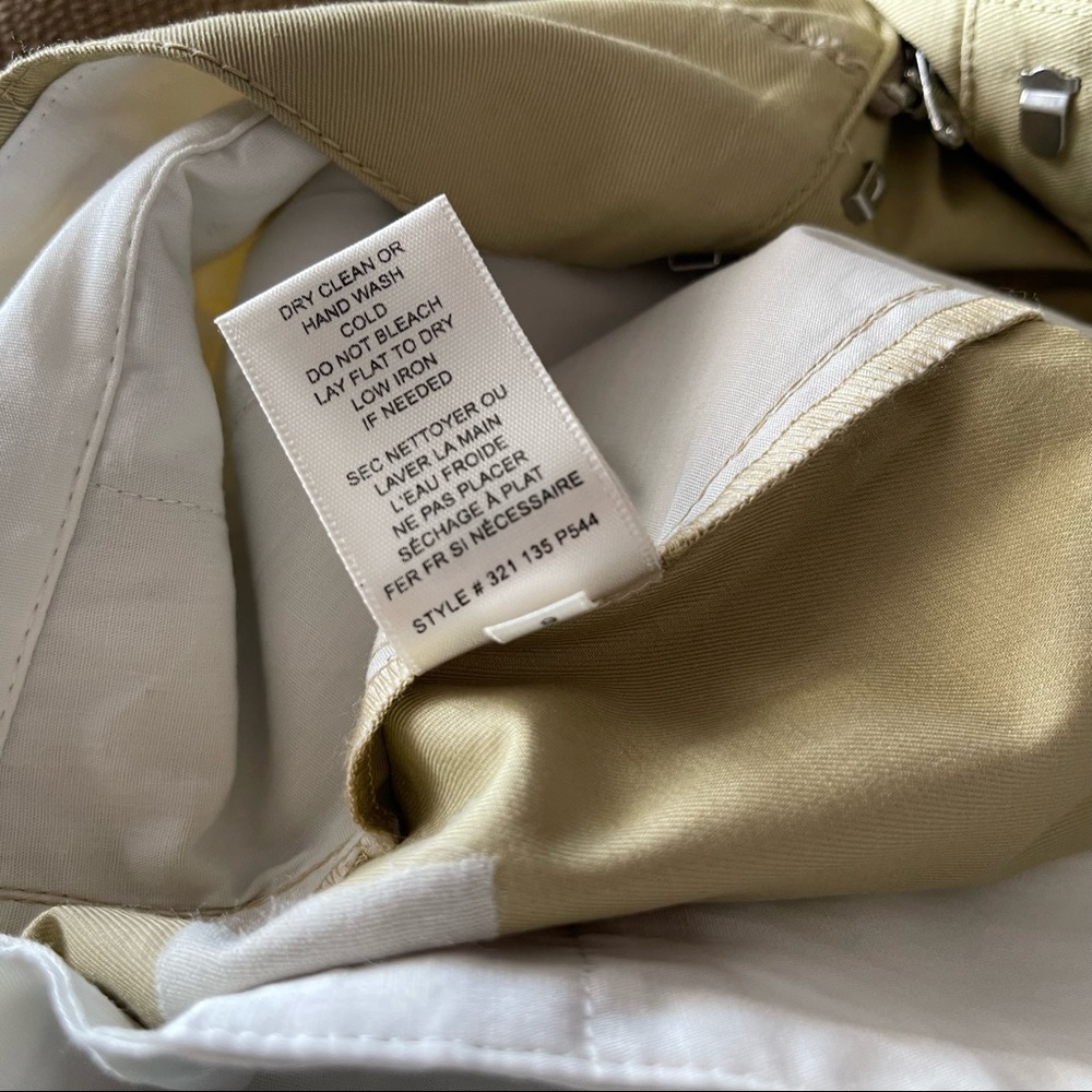Rebecca Taylor Cream Smocked Tank with Tan Wide-Leg Pants - Picture 12 of 13